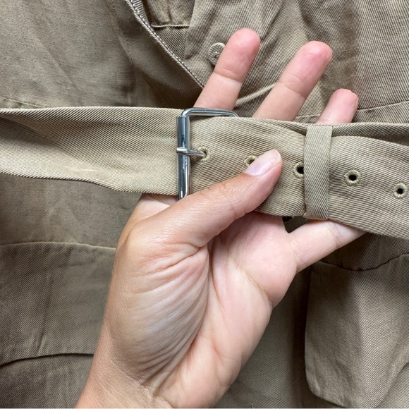 3.1 Phillip Lim Tan Sleeveless Utility Belted Sheath Dress - Picture 9 of 14